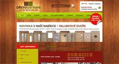 Desktop Screenshot of drevoostrava.cz